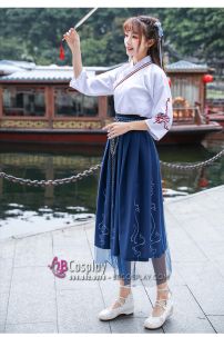 Hán Phục Cách Tân Vân Lưu - Xanh