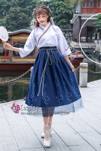 Hán Phục Cách Tân Vân Lưu - Xanh