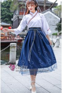 Hán Phục Cách Tân Vân Lưu - Xanh