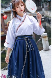 Hán Phục Cách Tân Vân Lưu - Xanh