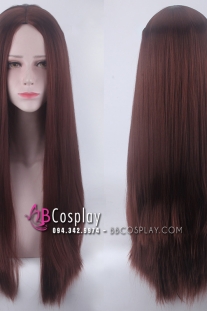 Tóc Giả Nâu Sô-Cô-La 2 Mái