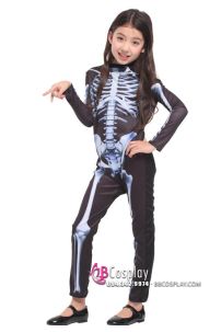 Đồ Halloween Bộ Xương Trẻ Em 130-140