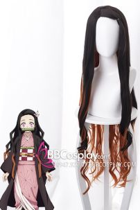 Tất cả sản phẩm Tóc Giả Cosplay Nezuko Kamado Kimetsu No Yaiba Tóc Giả Cosplay Nezuko Kamado Kimetsu No Yaiba
