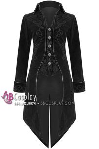 Tuxedo Gothic Halloween Black - Vest Đuôi Tôm Đen
