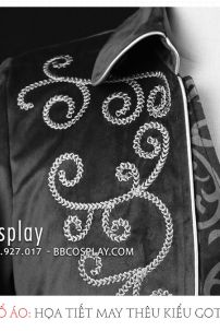 Tuxedo Gothic Halloween Black - Vest Đuôi Tôm Đen