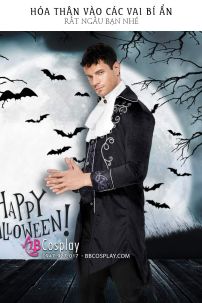 Tuxedo Gothic Halloween Black - Vest Đuôi Tôm Đen