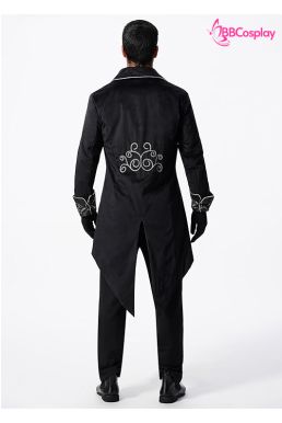 Tuxedo Gothic Halloween Black - Vest Đuôi Tôm Đen