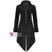 Vest Tuxedo Gothic Halloween Black - Vest Đuôi Tôm Đen