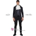 Vest Tuxedo Gothic Halloween Black - Vest Đuôi Tôm Đen