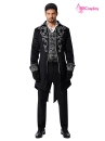 Tuxedo Gothic Halloween Black - Vest Đuôi Tôm Đen