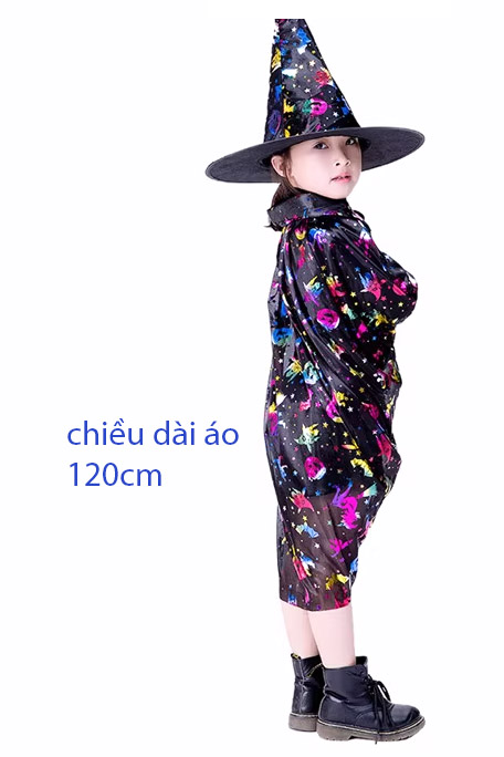 Áo Choàng Phù Thuỷ Dài Áo 120Cm