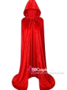 Áo Choàng Đỏ Nỉ Nhung Có Nón Dài - Màu Đỏ Tươi
