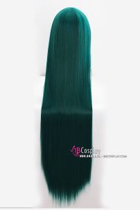 Tóc Dài Cơ Bản Màu Xanh Rêu 80Cm