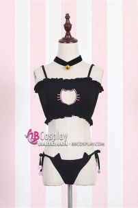 Bikini Cosplay Mèo Trắng Sexy