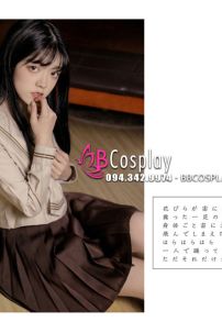 Đồng Phục Nữ Sinh Nhật Seifuku Cafe Sữa Dài Tay