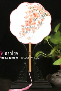 Quạt Mỹ Nhân Hoa - Hoa Mơ