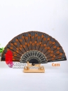 Quạt Ren Kim Sa - Màu Cam