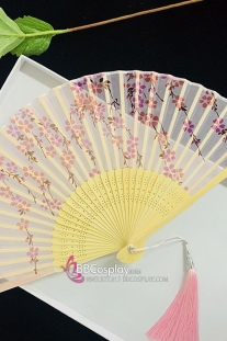 Uchiwa Quạt Vải Nhật Bản Anh Đào