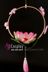 Lồng Đèn Hoa Đăng Sen Trắng