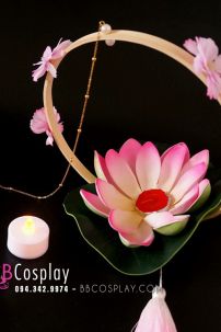 Lồng Đèn Hoa Đăng Sen Trắng