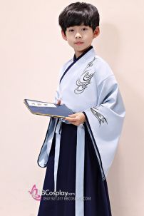 Hán Phục Môn Sinh Trẻ Em Tay Rộng