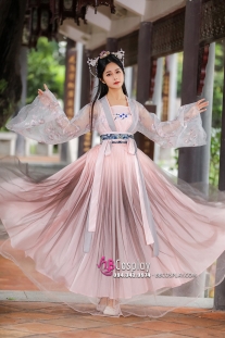 Hán Phục Mộc Tử Hoang - Chiết Eo