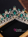 Vương Miện Đính Đá Xanh Jasmine
