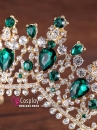 Vương Miện Đính Đá Xanh Jasmine