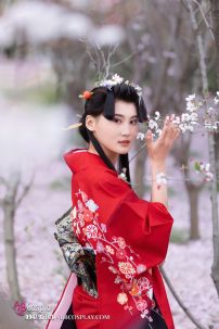 Yukata Chuẩn Nhật Đỏ (Kimono Mùa Hè Rực Rỡ)