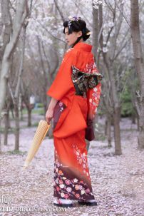 Yukata Chuẩn Nhật Đỏ (Kimono Mùa Hè Rực Rỡ)