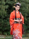 Yukata Chuẩn Nhật Đỏ (Kimono Mùa Hè Rực Rỡ)