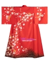 Yukata Chuẩn Nhật Đỏ (Kimono Mùa Hè Rực Rỡ)