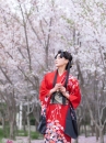Yukata Chuẩn Nhật Đỏ (Kimono Mùa Hè Rực Rỡ)