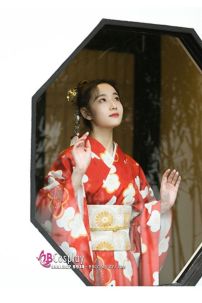 Yukata Đỏ Chuẩn Nhật Mùa Hè Rực Rỡ