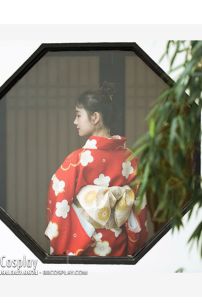 Yukata Đỏ Chuẩn Nhật Mùa Hè Rực Rỡ
