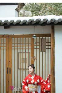 Yukata Đỏ Chuẩn Nhật Mùa Hè Rực Rỡ