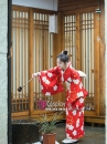 Yukata Đỏ Chuẩn Nhật Mùa Hè Rực Rỡ