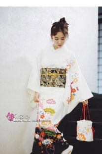 Yukata Trắng Chuẩn Nhật