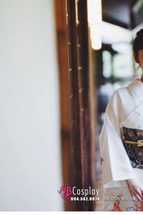 Yukata Trắng Chuẩn Nhật