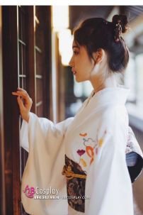 Yukata Trắng Chuẩn Nhật