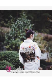Yukata Trắng Chuẩn Nhật