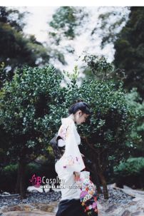 Yukata Trắng Chuẩn Nhật