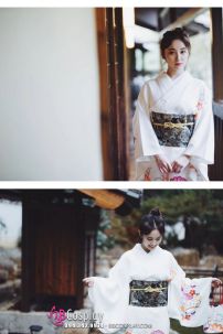 Yukata Trắng Chuẩn Nhật