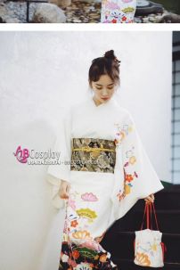 Yukata Trắng Chuẩn Nhật