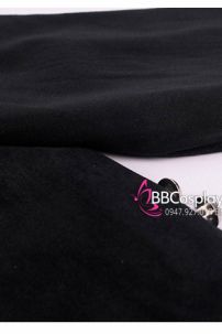 Vest Công Tước Đen Nhung Thêu Họa Tiết