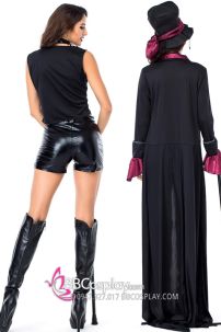 Trang Phục Nữ Bá Tước Ma Cà Rồng Đỏ Đen