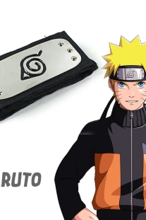 Băng Trán Naruto - Biểu Tượng Làng Lá - Đen