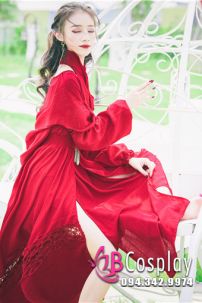 Trang Phục Cô Bé Quàng Khăn Đỏ Hiện Đại