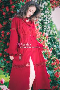 Trang Phục Cô Bé Quàng Khăn Đỏ Hiện Đại