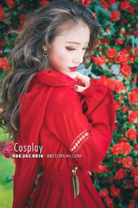 Trang Phục Cô Bé Quàng Khăn Đỏ Hiện Đại